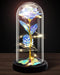Galaxy Rose Flower for Women, Rainbow Forever Light Up Rose in A Glass Dome
